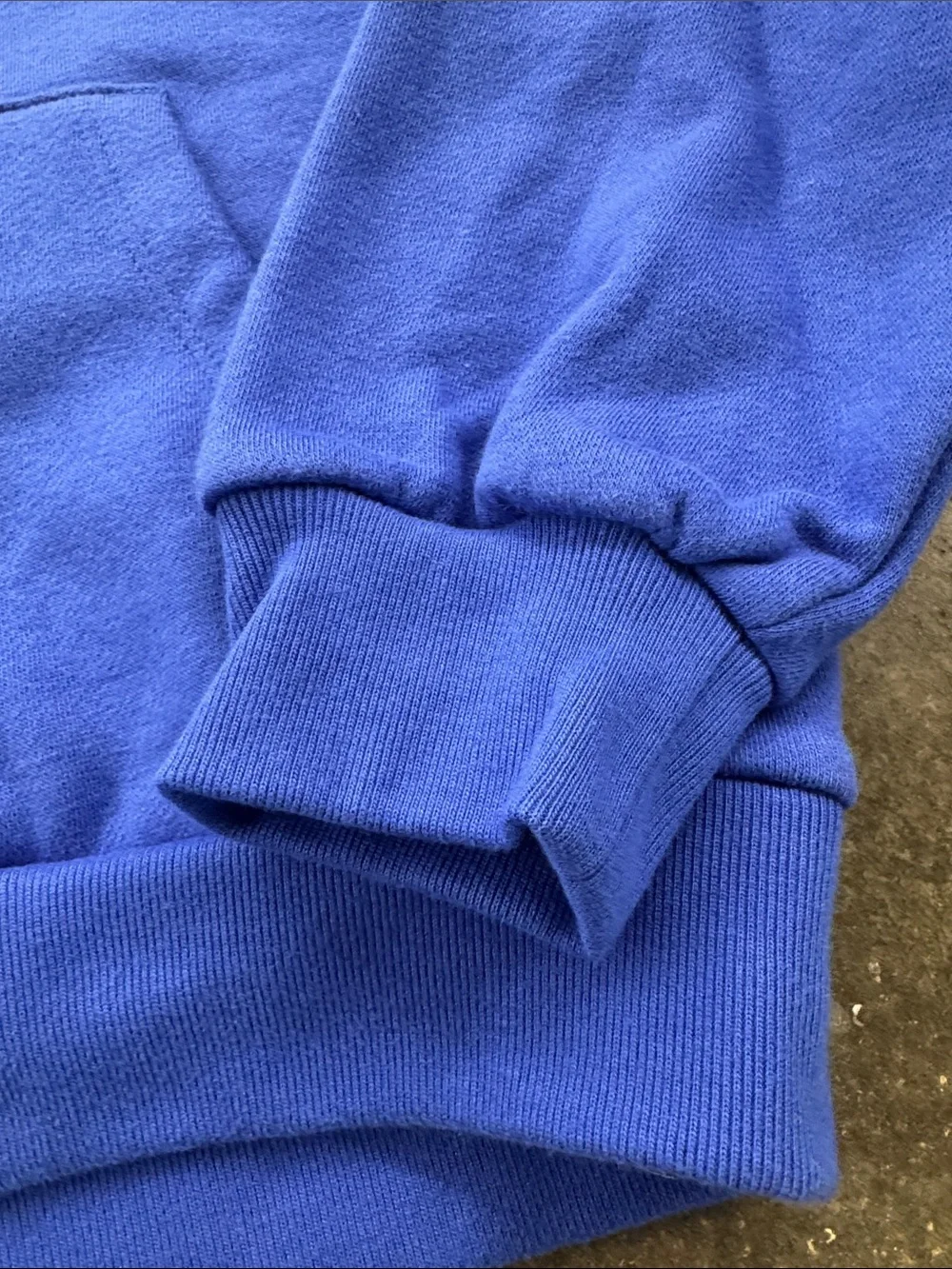 GAP Kids Bright Royal Blue Hoodie with Heart Logo the hoodie is crop